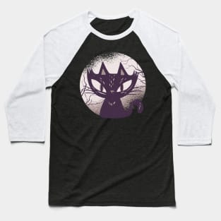 Dark Cat Baseball T-Shirt